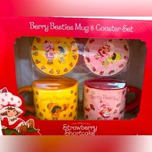 Strawberry Shortcake  Mug Coaster Set NWT